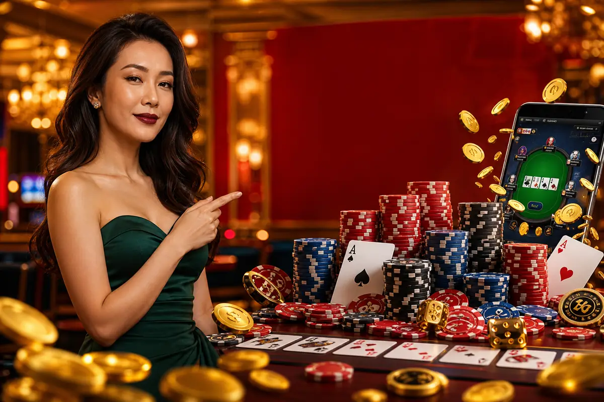 taxi666 Casino dealer langsung baccarat meja hijau
